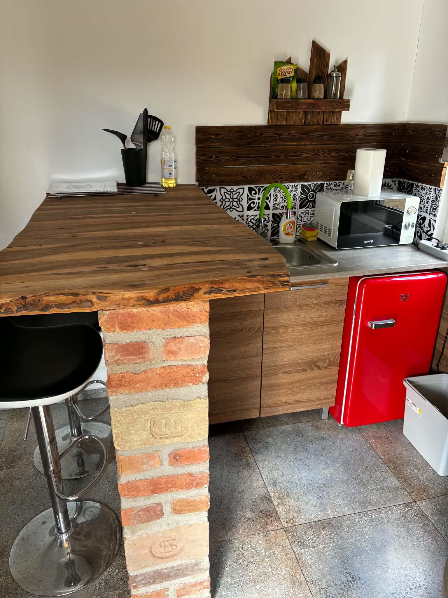 Kuchyňský kout apartmánu